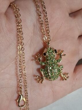 14K Frog Necklace